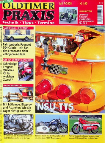Deckblatt Oldtimer Praxis (07/2008)